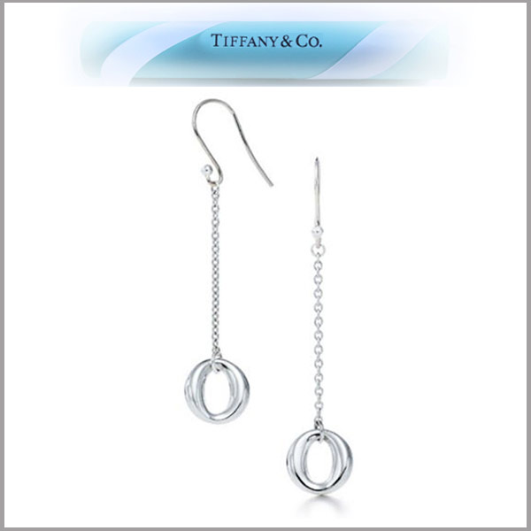 送料無料】 ティファニーTIFFANY & Co. セビアナドロップ ピアス 