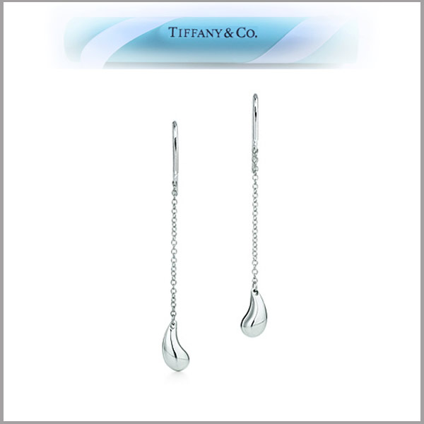 送料無料】 TIFFANY & Co. ティアドロップ ドロップピアス 並行