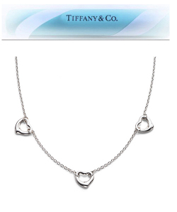 ティファニー ネックレス オープンハート 3モチーフ TIFFANY&Co. ティファニー ネックレス オープンハート 3モチーフ