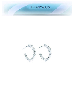 ティファニー　TIFFANY & Co. ミニ ツイスト フープ ピアス （スモール） 並行輸入品　【送料無料】