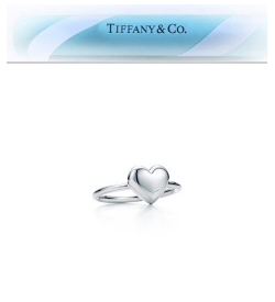 ティファニー　TIFFANY & Co. ハート ワイヤー リング  　★送料無料★並行輸入品 4011