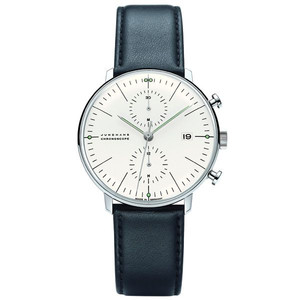 【送料無料】 ドイツ製 JUNGHANS MAX BILL 027/4600.00 マックスビル　クロノグラフ 自動巻き ユンハンス(ユングハンス)