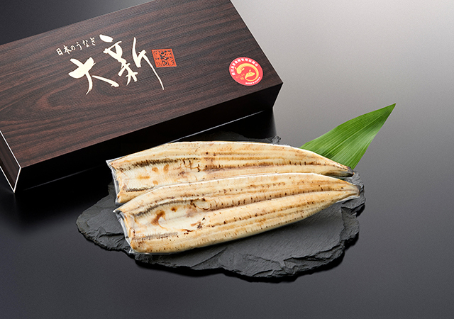 鰻白焼じっくり焼き 2尾入り 日本のうなぎ 大新