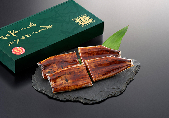 鰻蒲焼じっくり焼き ハーフカット約70g 4枚入り 山椒付き小袋たれ4個