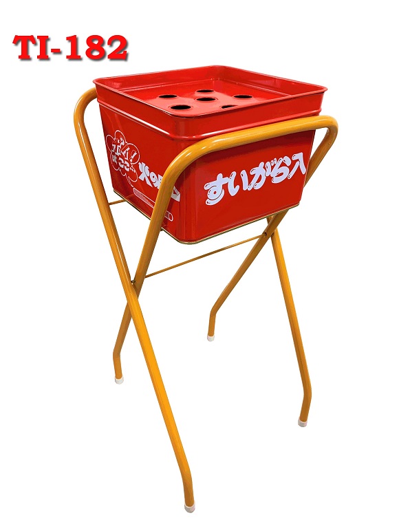 【訳あり：傷・汚れ・塗装剥がれ】灰皿　TI-182　業務用　屋外用　脚付き　スタンド灰皿　タバコ　たばこ　煙草　吸い殻　吸い殻入れ　すいがら入れ　屋外用灰皿　分煙　喫煙所　店舗　店　飲食店　会社　オフィス　公共施設　レジャー施設　複合施設　病院　現場　工事現場