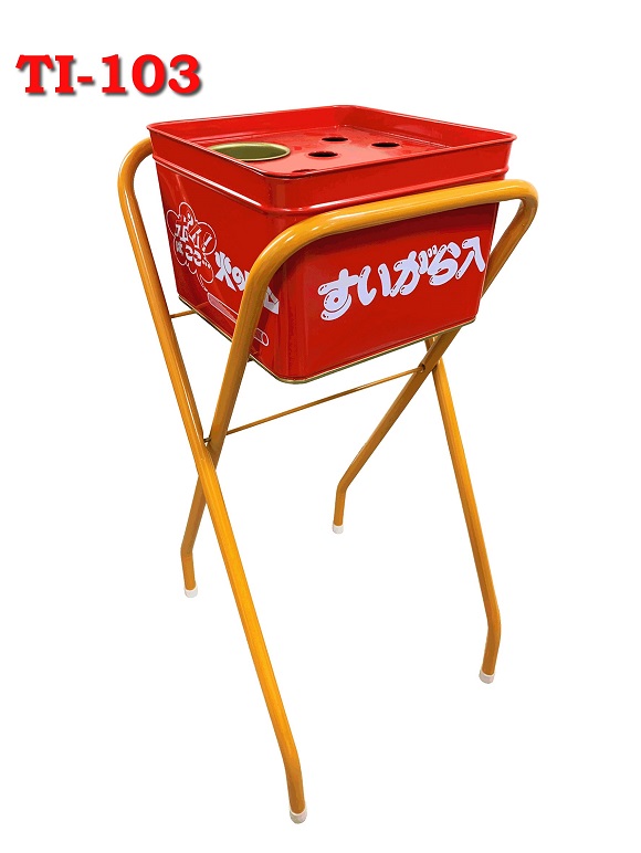 訳あり：傷・汚れ・塗装剥がれ 灰皿　TI-103　業務用　屋外用　脚付き　スタンド灰皿　タバコ　たばこ　煙草　吸い殻　吸い殻入れ　すいがら入れ　屋外用灰皿　分煙　喫煙所　店舗　会社　オフィス　公共施設　レジャー施設　複合施設　病院　現場　工事現場