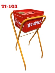 訳あり：傷・汚れ・塗装剥がれ 灰皿　TI-103　業務用　屋外用　脚付き　スタンド灰皿　タバコ　たばこ　煙草　吸い殻　吸い殻入れ　すいがら入れ　屋外用灰皿　分煙　喫煙所　店舗　会社　オフィス　公共施設　レジャー施設　複合施設　病院　現場　工事現場