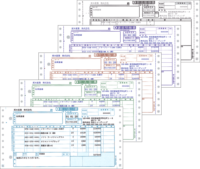 331021　家電業界統一伝票(E様式)　用