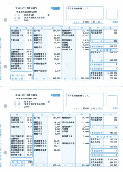 334007　給与明細書　