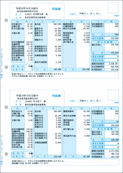 336001　給与明細書　