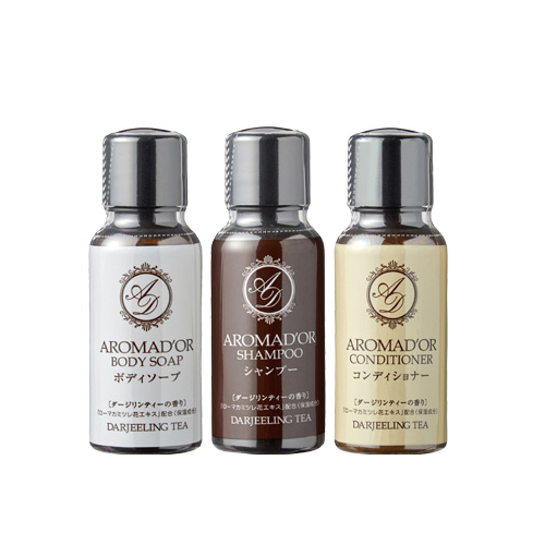 アロマドール 3点セット　30ml　ミニボトル　透明OP袋入　　80セット