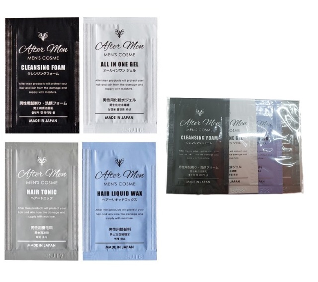アフターメン　4点セット　OPP袋入　パウチ　　100セット