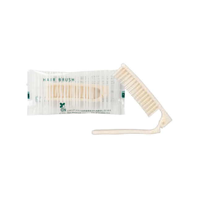 二つ折りヘアブラシB エコ 250本
