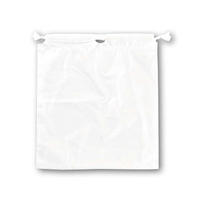 アメニティー巾着袋大（白）　100枚　