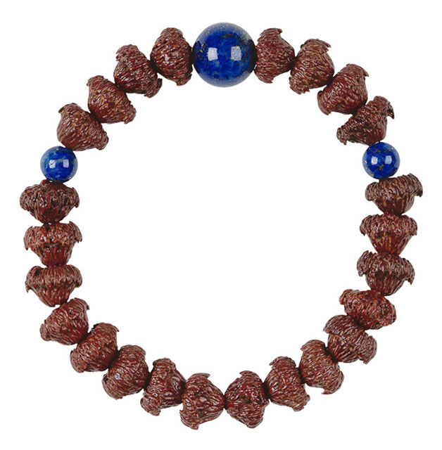 蓮華菩提樹ラピス仕立ブレス