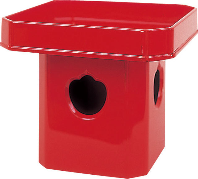 三宝（上等品）木製朱塗仕上げ