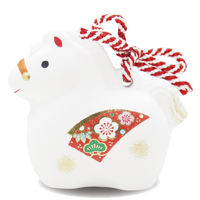 干支　錦彩土鈴（中）（10個セット）