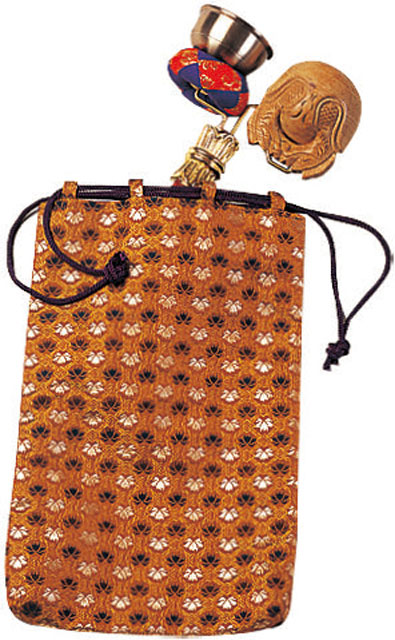 墓参用印金木魚セット専用金襴袋