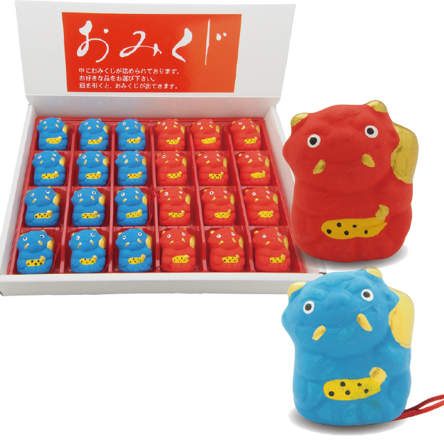 セラみくじ 「青鬼・赤鬼」 （ケース付）