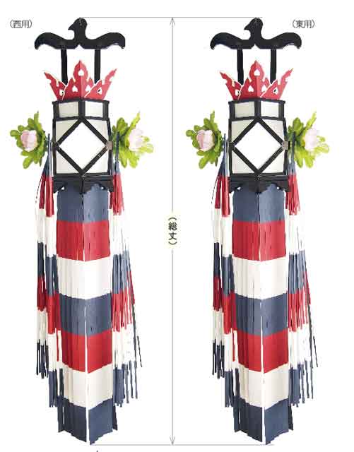 切籠灯籠・西用（一対）