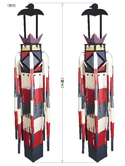 切籠灯籠・東用（一対）