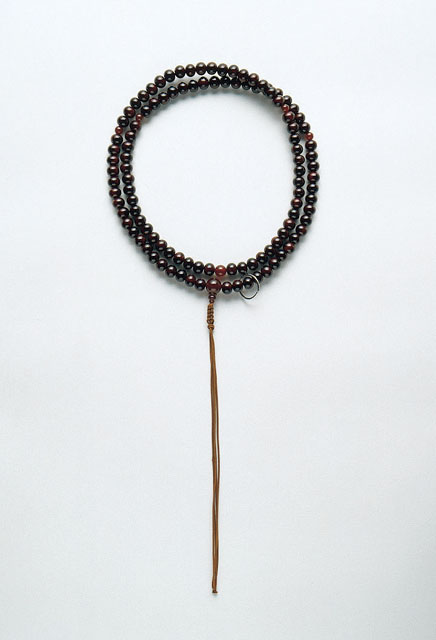 京念珠＜曹洞宗＞紫檀メノウ仕立