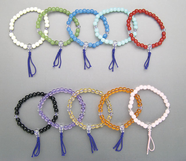 カラー腕輪念珠（１種類１０個単位）