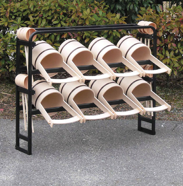 アルミ製簡易手桶棚