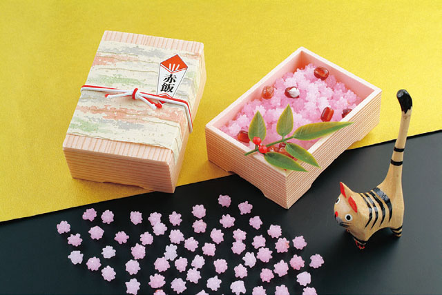 折詰めこんぺいとう（赤飯型）１０個セット