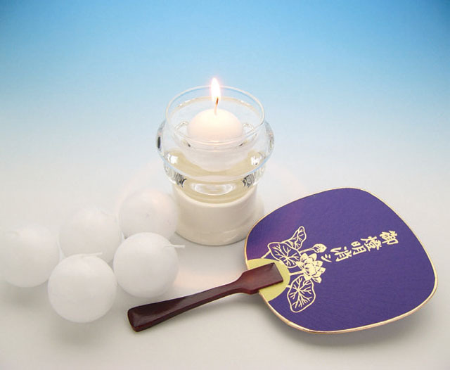 月光ローソク・グラスセット