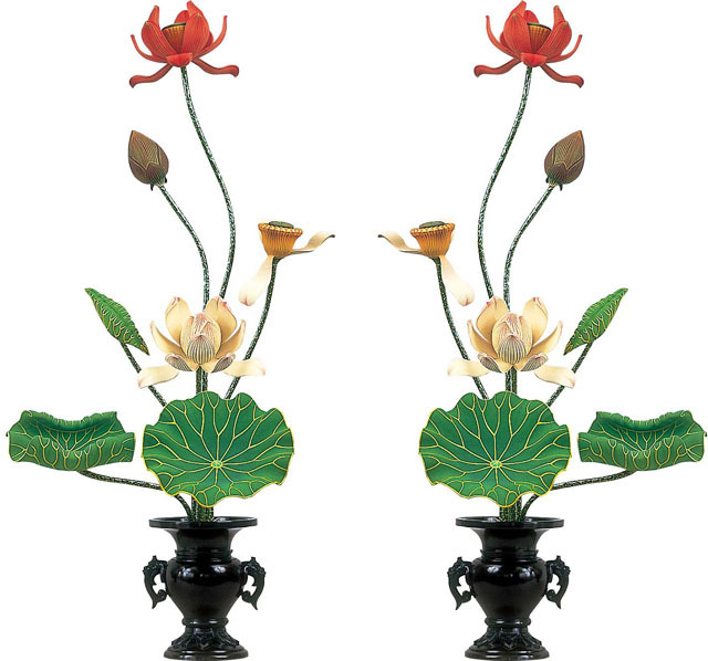 浄蓮型常花（一対）７本立て