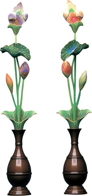 木花「寶蓮華」（一対）