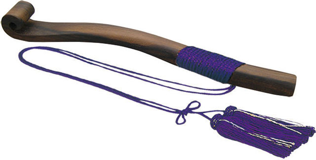 シャム柿 笏（正絹房付）