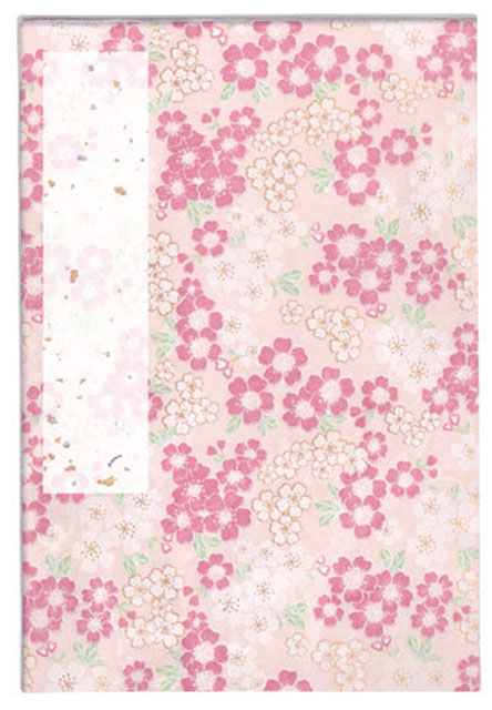 友禅柄カバー付朱印帳５冊１組(桜満開)