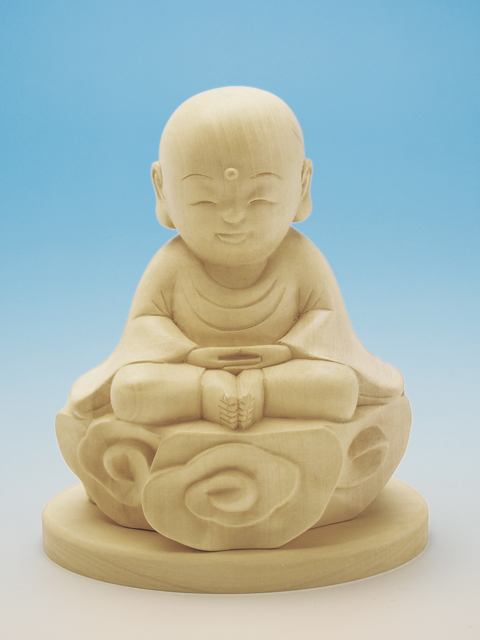 木製　わらべ地蔵尊　（禅）