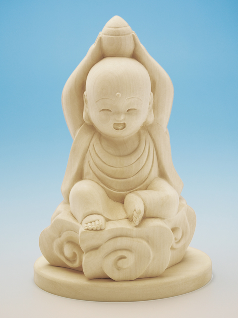 木製　わらべ地蔵尊　（遊）