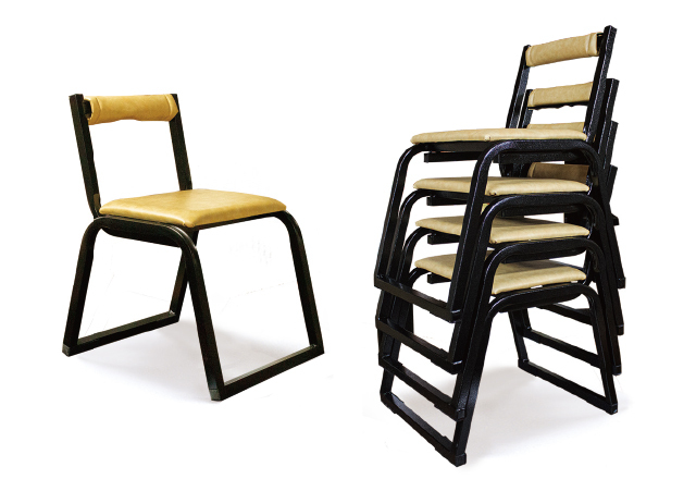 アルミ製 本堂用椅子（補助アーム無）