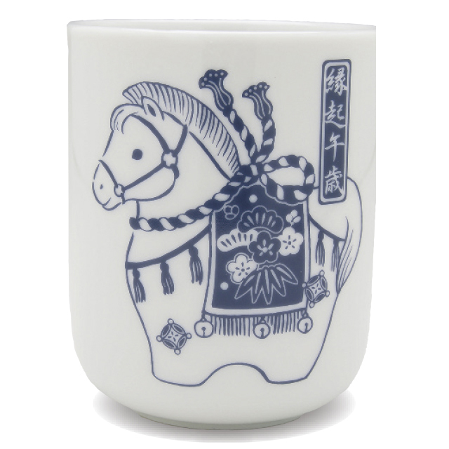 干支寿司湯呑（丸縁起）（10個セット）