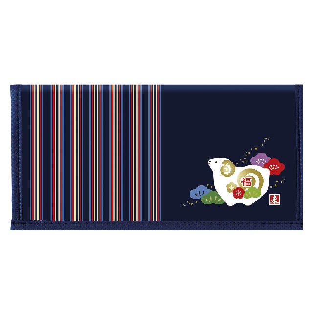 干支カレンダー財布（たて縞柄）（10個セット）