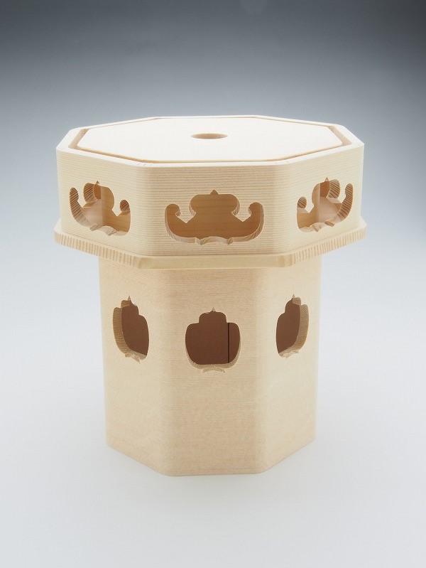 木地持八角供笥（一対）