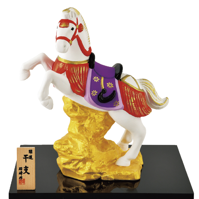 干支置物（開運小槌乗り）