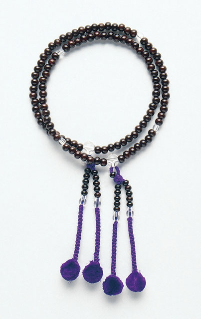 京念珠＜真言宗＞紫檀ハリ仕立