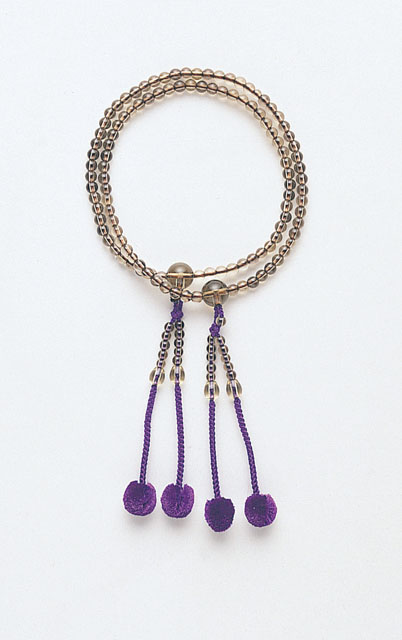 京念珠＜真言宗＞茶水晶