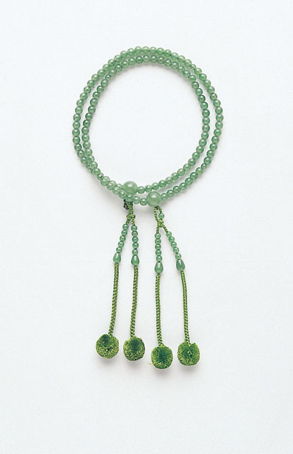 京念珠＜真言宗＞インドヒスイ