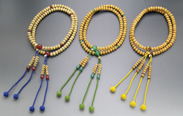 京念珠＜真言宗＞星月菩提樹（尺３平玉）