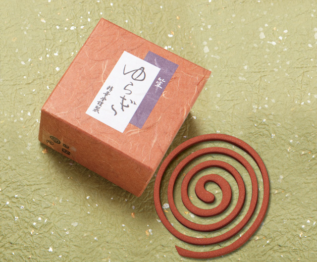 渦巻線香「ゆらぎ」（琴）