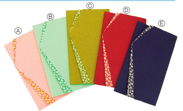 【アウトレット品】小花ちりめん金封ふくさ（Ｂ柄セージのみ）１０個セット