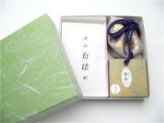 平安木象嵌香合3点セット（55mm・ワンタッチ式）