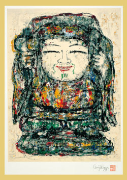 皇オリジナル手描きタリスマン ✨印刷ではありません。 タリズマン・アート大黒天【特製ポストカード】開運画