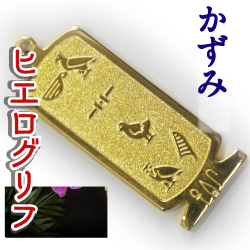 ヒエログリフ ペンダント 名前ネームネックレス 象形文字 ピラミッド 古代エジプト文字 ゴールド